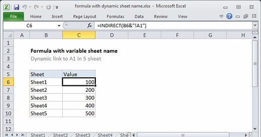 Dynamic worksheet reference