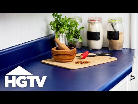 How to Paint Laminate Countertops | HGTV