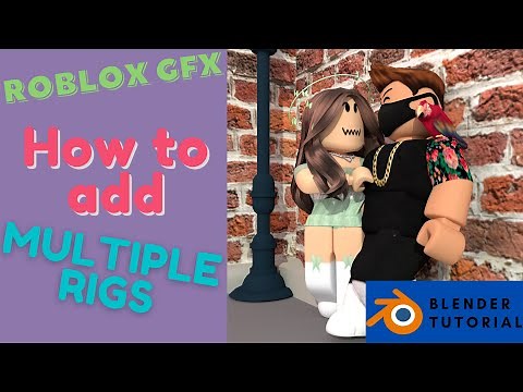 How to Add Multiple Rigs in Blender for your Roblox GFX | Blender 2.91