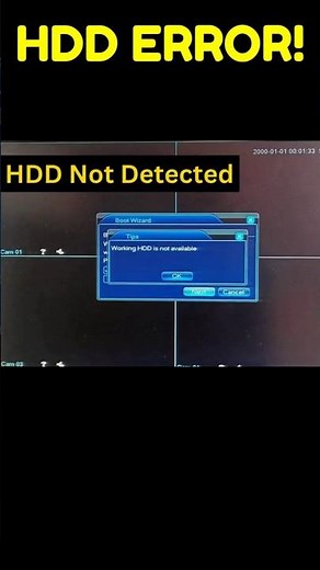 DVR HDD Error Fixed in 1 Minute! 🔧
