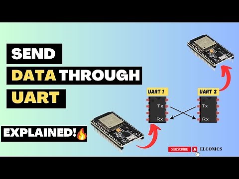 Transmit data using UART in ESP32 | ESP32 -ESP32 | Serial communication