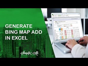 Bing Maps Excel add-in demonstration