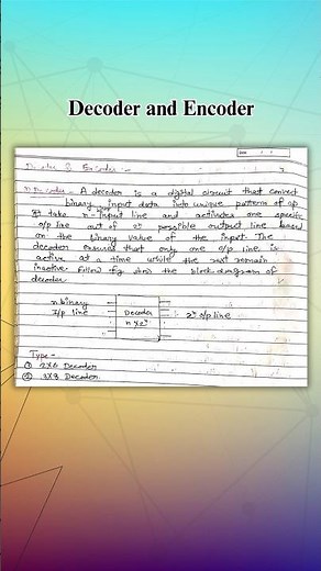 Decoder and Encoder #shorts