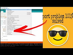 Arduino ide port problem || com port is not showing in Arduino ide 101% problem solved