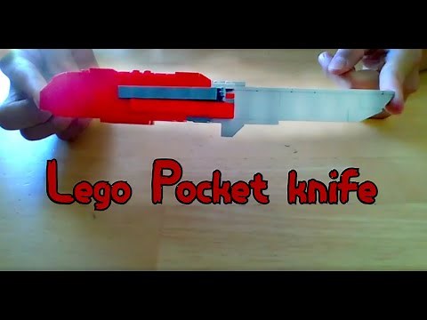 how to build a lego pocket knife