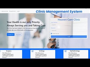 Full Online Clinic Management System Using ASP.Net