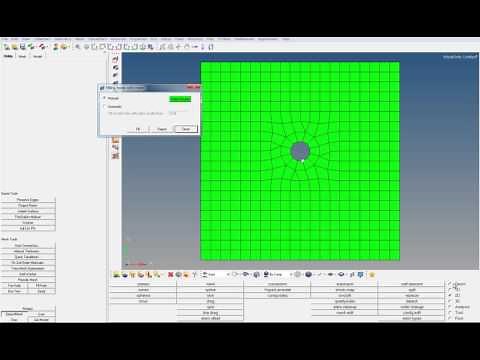 【HyperMesh基本操作動画 #13 メッシュの穴埋め】