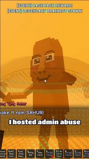 I Hosted Todays Admin Abuse In Plants VS Brainrots!