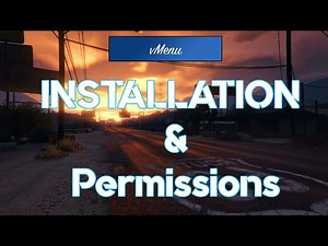 FiveM - vMenu Setup & Permissions (2020)