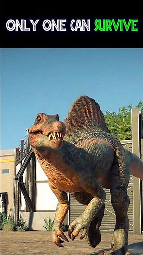 Spinosaurus🦖vs Ceratosaurus🐊 Jurassic World Evolution 3🌱 #jurassicworld #dinosaurs #dinosaurshorts