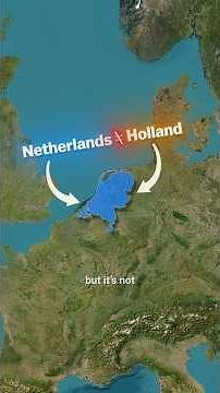 The Difference Between Holland and the Netherlands 🇳🇱 Who Are the Dutch? 🤯
