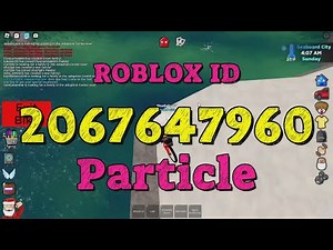 PARTICLE Roblox Song Codes