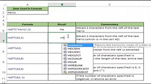 How to Use Excel LEFT Function (Examples   Video)