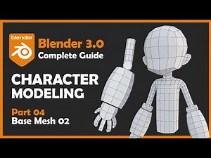 [#04] Blender 3.0 Character Modeling Tutorial - Base Mesh Modeling 2 [2022]