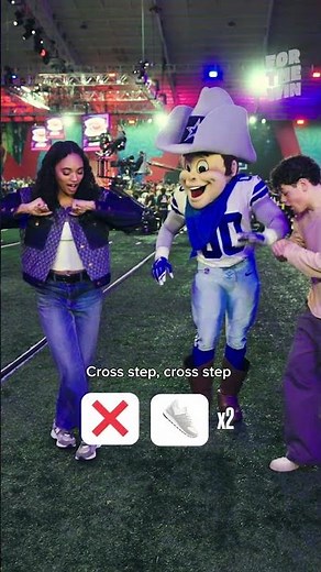 ZOMBIES 4 x NFL Mascots Dance Challenge! Feat. Vikings, Cowboys, Jaguars 👑🤠🐆| ‪@disneychannel‬