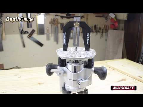 Milescraft 8601 DepthGauge - Depth Gauge Measuring Tool - How to measure and mark blade heights