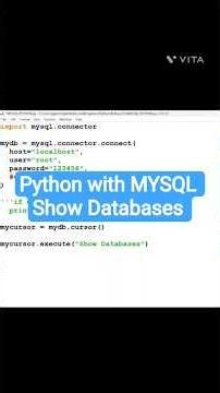 Python with MYSQL #database #mysql #python #dbms #rdbms #mysqldatabase #sqlcommands #trwnding