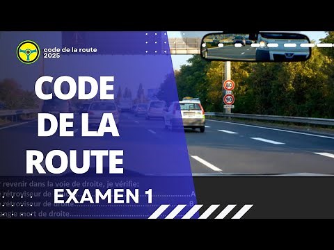 Nouveau Test Code de la Route 2025 | Série 1 - Préparez-vous! 40 Questions