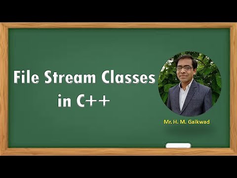 File Stream classes in C++