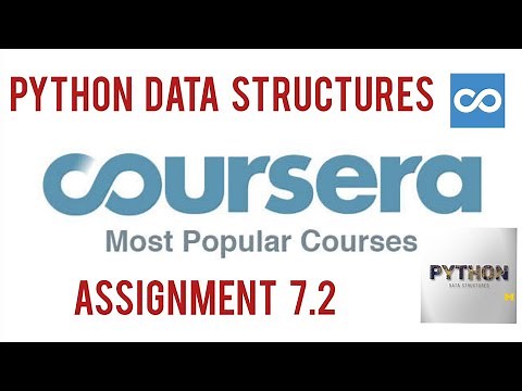 Python Data Structures Assignment 7.2 Solution [Coursera] | Assignment 7.2 Python Data Structures
