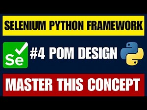 Selenium Python Framework #4 | Page Object Model (POM) Explained with Benefits