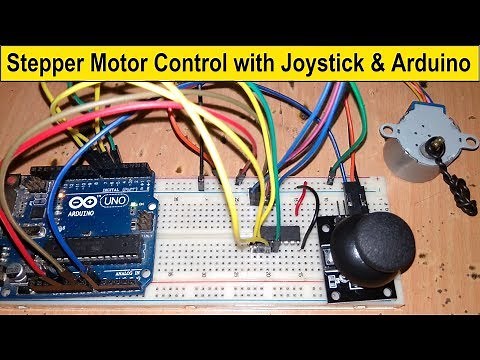 Stepper Motor Control with Joystick and Arduino