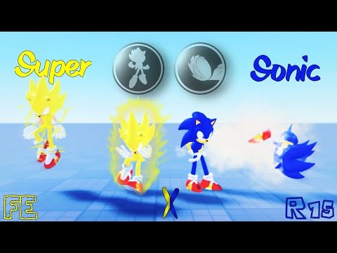 FE R15 Sonic The Hedgehog x Super Sonic | Universal Script 📌