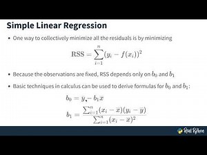 Simple Linear Regression in Python