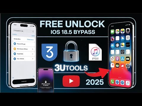 iPhone iCloud Lock Bypass 2025 | iOS 18.5 Free 3uTools Unlock 🔓