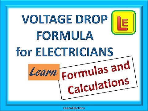 VOLTAGE DROP FORMULA Which formula to use and how to do the calculations correctly.