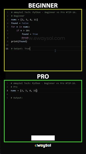Python Beginner vs Pro: Stop Checking Conditions Manually (Py TIP 18) #python #coding #learnpython