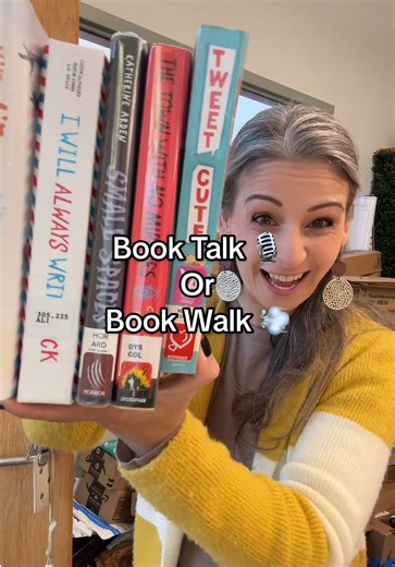 8th Grade Book Talk and Book Walk Insights