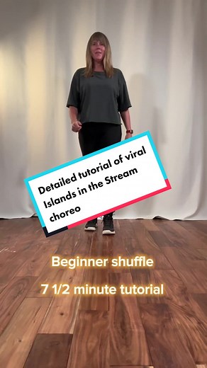 Beginner shuffle dance tutorial. This is a very detailed step-by-step tutorial of the viral Islands in the Stream choreography. #Shuffle #shuffledance #shuffletutorial #learntoshuffle #beginnershuffler #howtoshuffle #midlifeshuffle