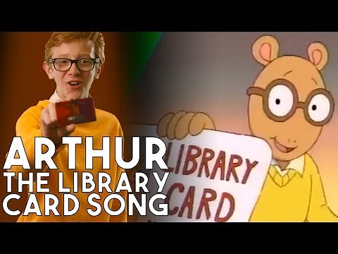 90s PBS Arthur - the Library Card Song In Real Life | a Working with Lemon's Throwback