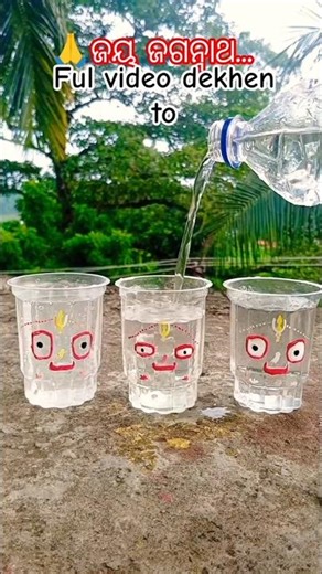 💗Jagannath ji painting 🎨 🙌⭕‼️⭕#jagannath #diy #shorts #popular #view #painting #drawing#youtubeshort