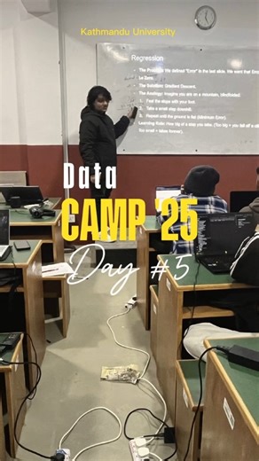 From patterns to predictions, we officially stepped into Machine Learning today. Day 5 was all about understanding how machines learn: regression, classification, and clustering, along with a mini project. From raw data to meaningful models, the journey from insight to intelligence has begun! #DataCamp2025 #AIConvergence2025 #kathmanduuniversity | AI Convergence