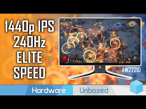 Alienware AW2721D Review, Strong IPS Performance at 1440p 240Hz