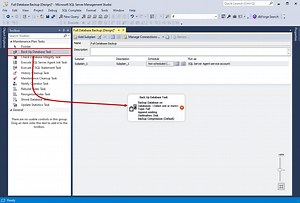 Automate SQL database backups using Maintenance Plans