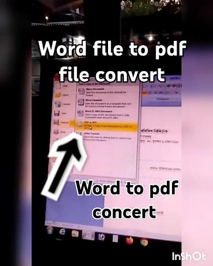 pdf or xps convert from word file to pdf #microsoftword