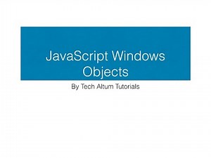 JavaScript Windows Objects, JS Dialog Box, screen objects
