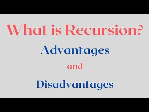 What is Recursion? Advantages and disadvantages of recursion. #recursion @simanstudies