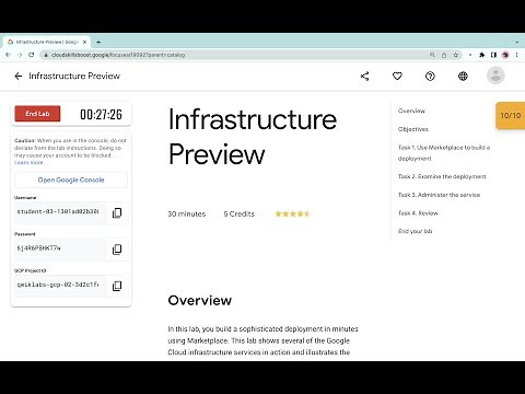 Infrastructure Preview || #qwiklabs || #coursera