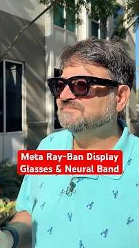 First Look: Meta Ray-Ban Display Glasses and Neural Band | #metaconnect2025