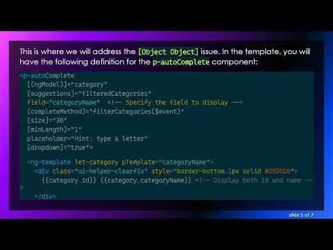 How to Fix Object Object Issue in PrimeNg Autocomplete in Angular