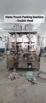 WATER POUCH PACKING MACHINE - DOUBLE HEAD