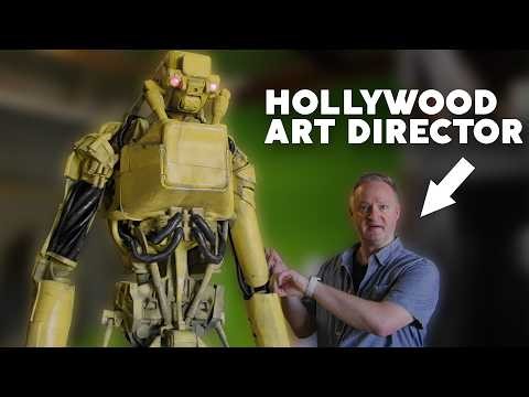 3D printing a life-size robot with Hollywood art director
