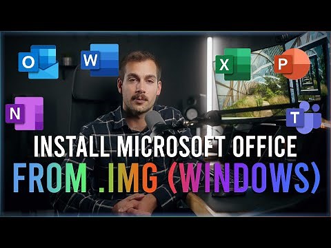 How to Install MS Office from .IMG or .ISO File (PC/Windows)