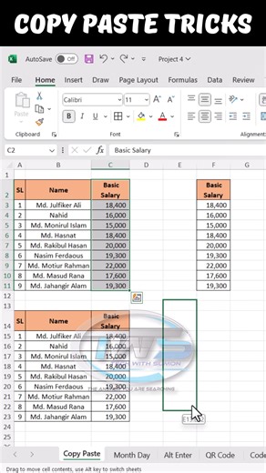 2.4K views · 57 reactions | ms excel tips & tricks for cut copy paste #shortsvideo #shortvideo #shorts #reelsfbviral #reelsinstagram #reelsfb #fbreels | Tech With Sumon | Facebook