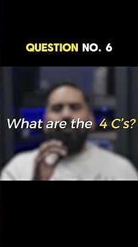 What are the 4C's of DIAMONDS? #diamonds