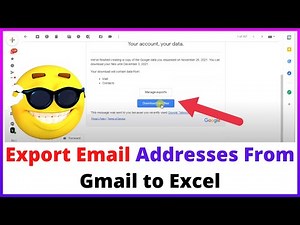 How to Export Email Addresses From Gmail to Excel